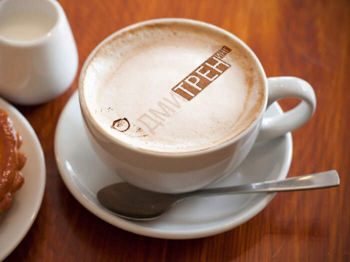 Логотип в чашке производит впечатление!