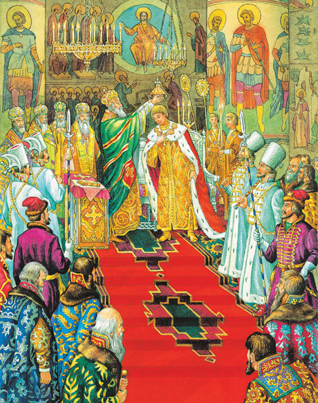 венчание на царство Ивана Грозного в 1547 году