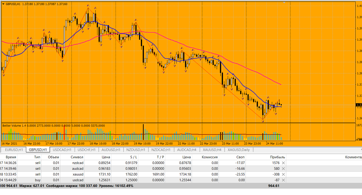 Все основные тренды на медвежьем рынке идут вниз