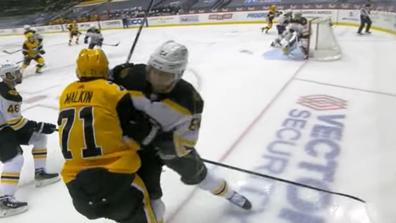 Евгений Малкин №71. И травма во время матча.