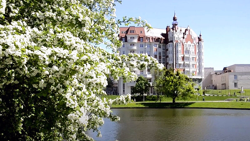 Жилой комплекс на Нижнем озере Калининграда