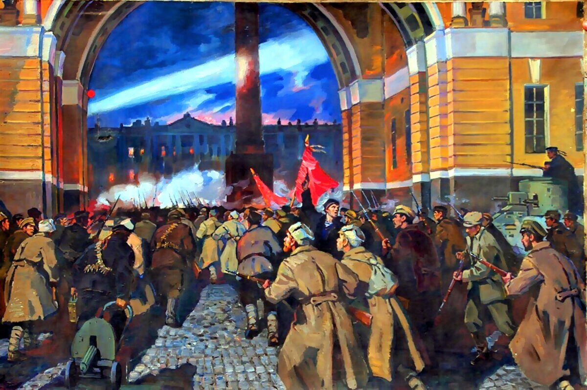 Зимний дворец революция