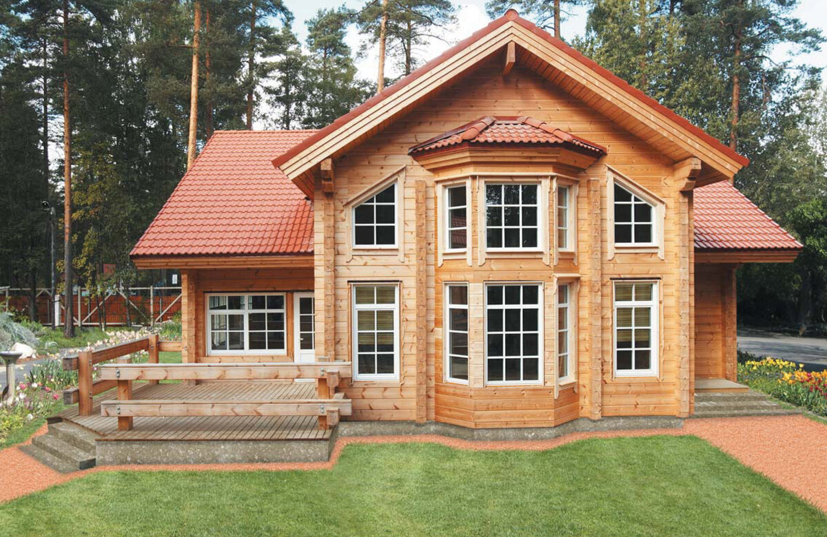 эркер брус. дом из клееного бруса хонка. брусовой дом с эркером. дом с эркером и верандой. брусовой дом с эркером.