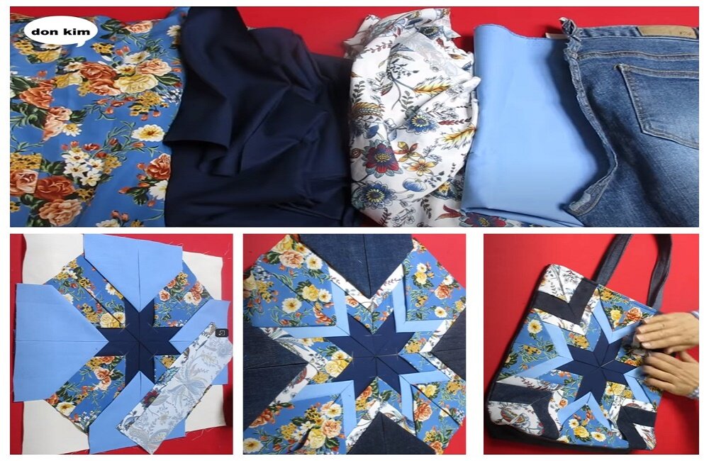 Креативные сумки, которые Мастер создает из платьев, свитеров и обрезковткани