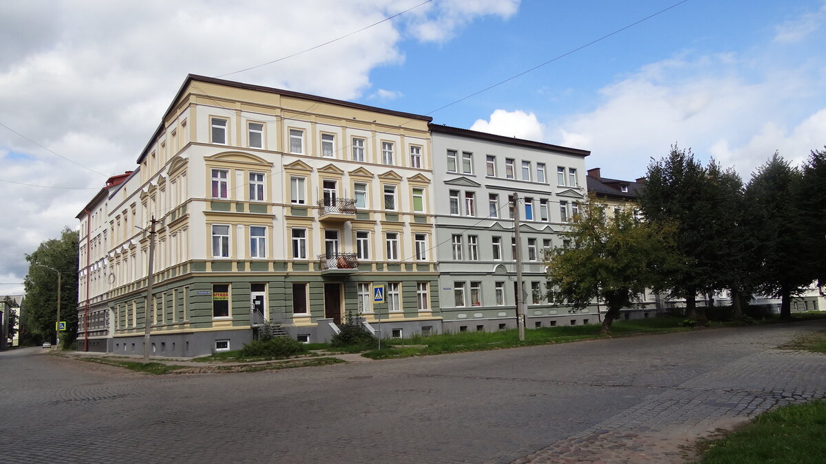 Улица Ломоносова в Советске