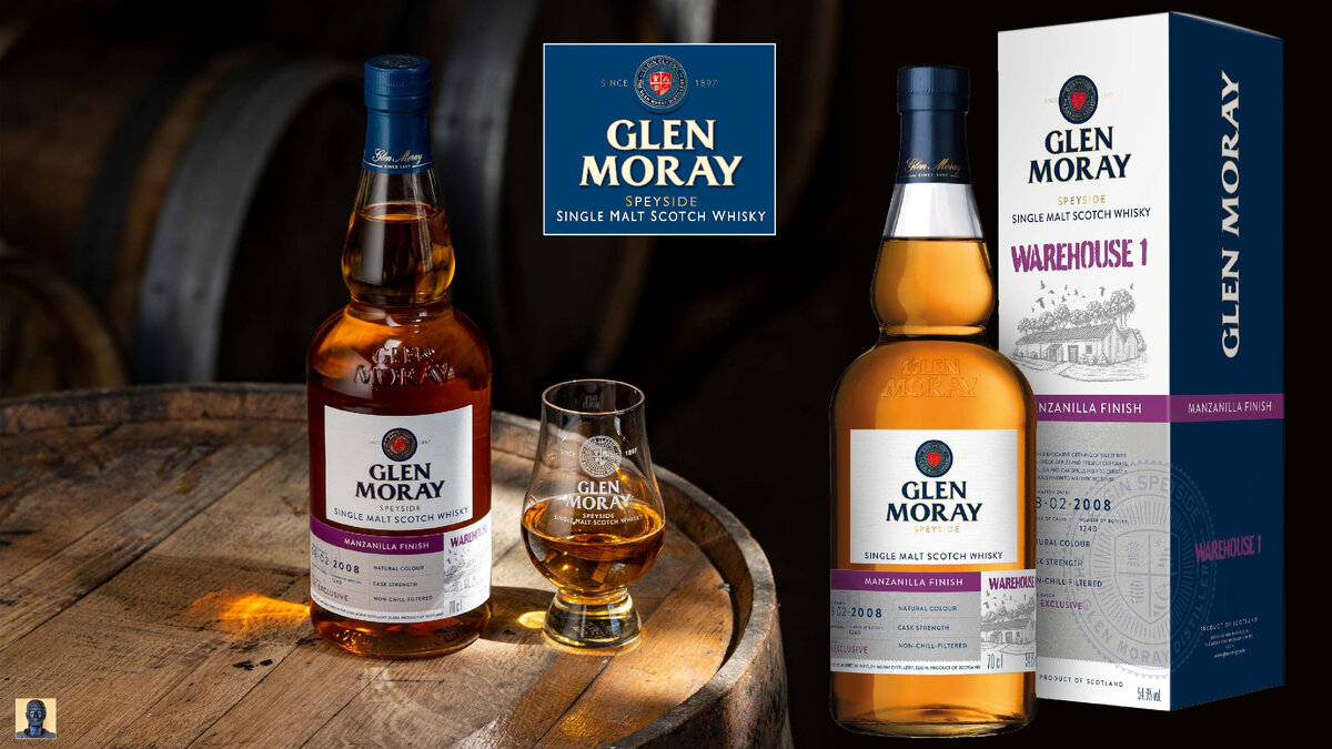  1. Glen Moray Manzanilla Finish 2008 (54,6%).
