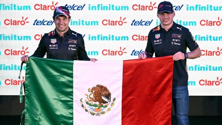    Серхио Перес и Макс Ферстаппен.