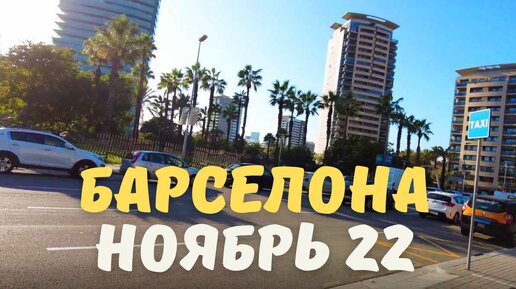 Барселона 2022. Погода в ноябре: гуляем в футблоках и шортах. А еще море, пляж и немного цен из супермаркета