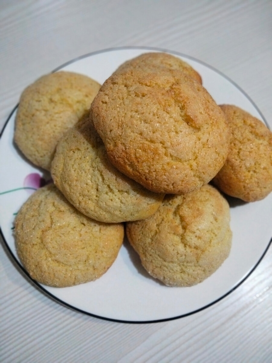 Лимонное печенье