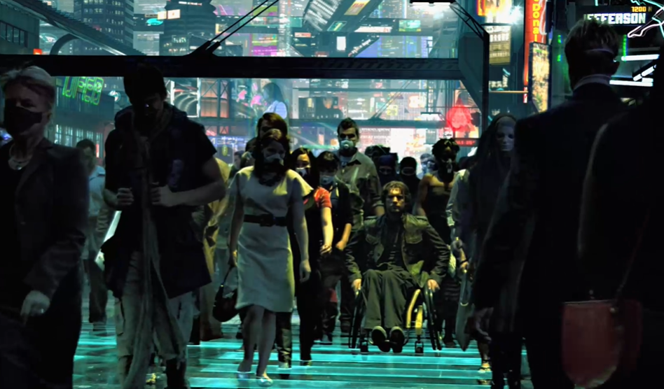 Главный герой в многолюдном городе