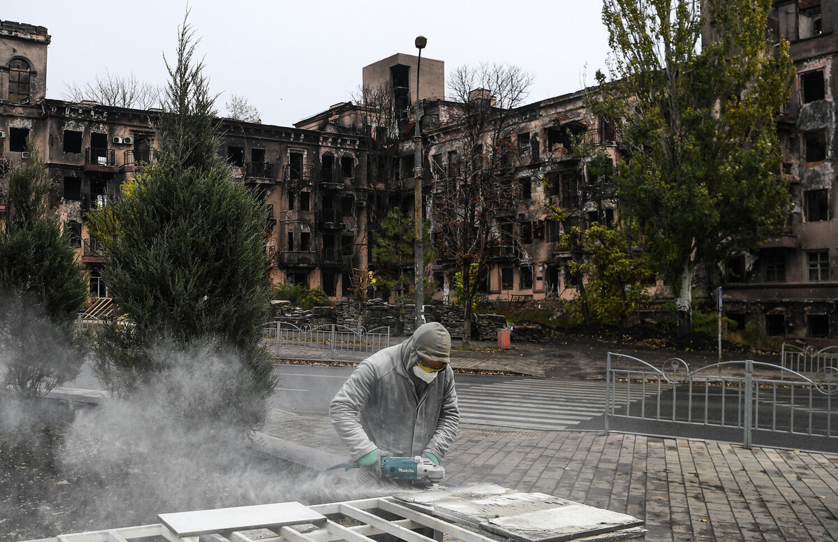 Мариуполь восстановление города фото