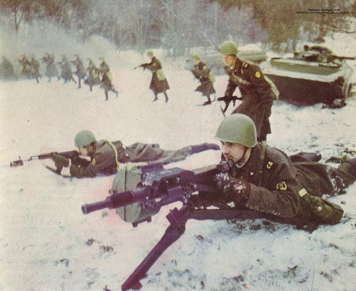 Мотострелки красной армии 1970