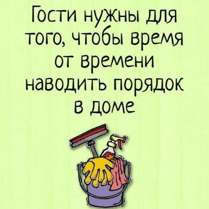 И все у нас будет в порядке. Смешные цитаты про уборку в доме. Цитаты про уборку. Смешные фразы про гостей. Шутки про гостей.
