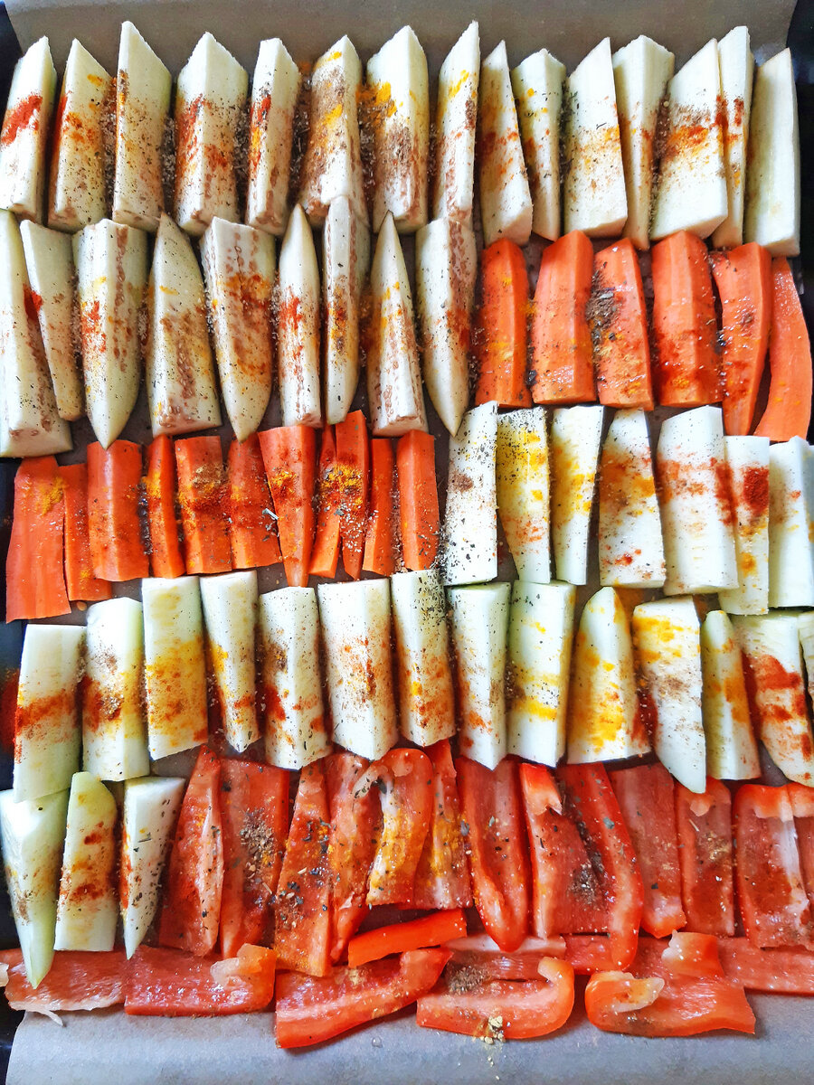 Перед запеканием 