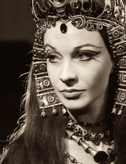 Вивьен Ли в спектакле "Антоний и Клеопатра". 1951