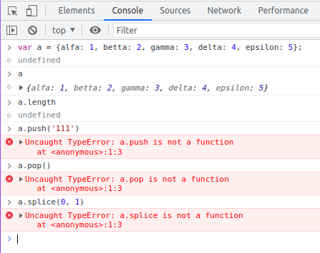 К слову, так в частности выглядит JS-ошибки в консоли браузера