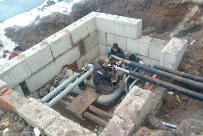    Трассы отопления и горячего водоснабжения © Пресс-служба Министерства жилищно-коммунального хозяйства Московской области