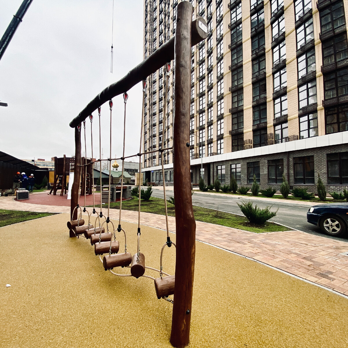 Двор в ЖК «Рубин».