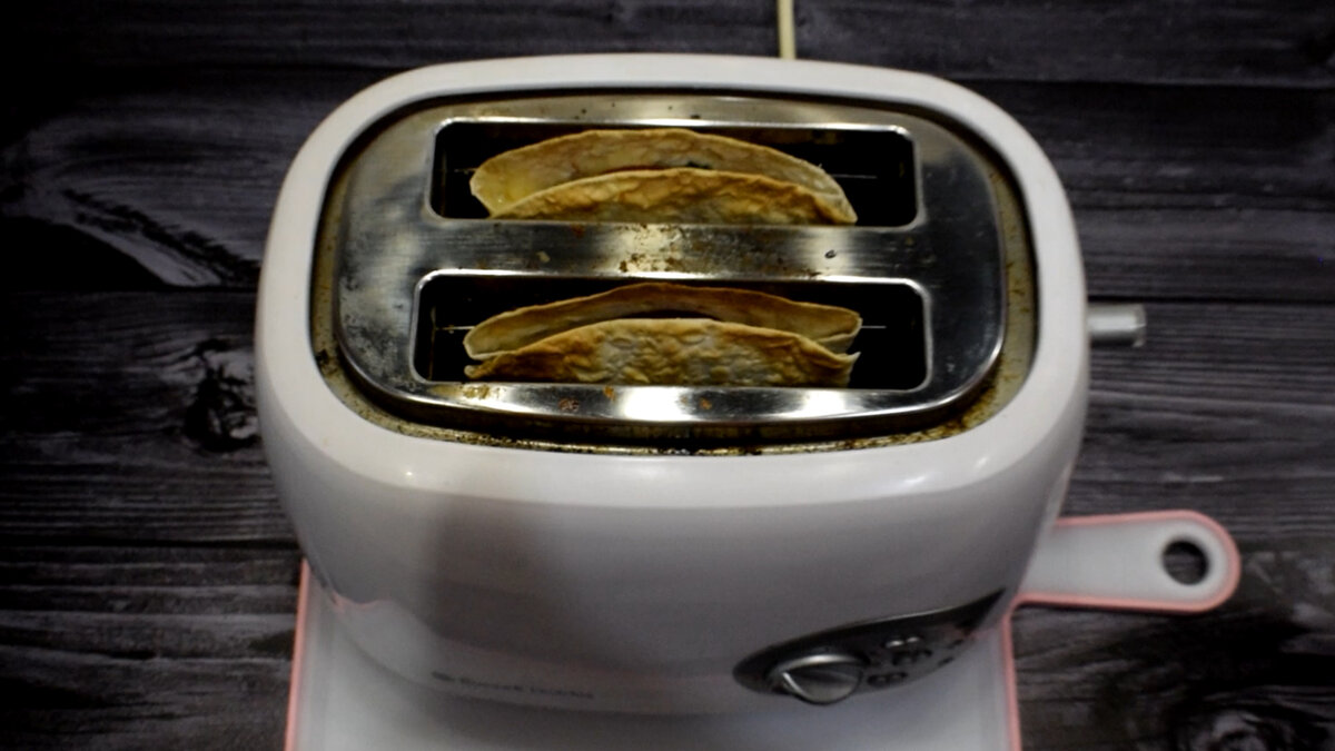 Вкусное блюдо за минуту в тостере