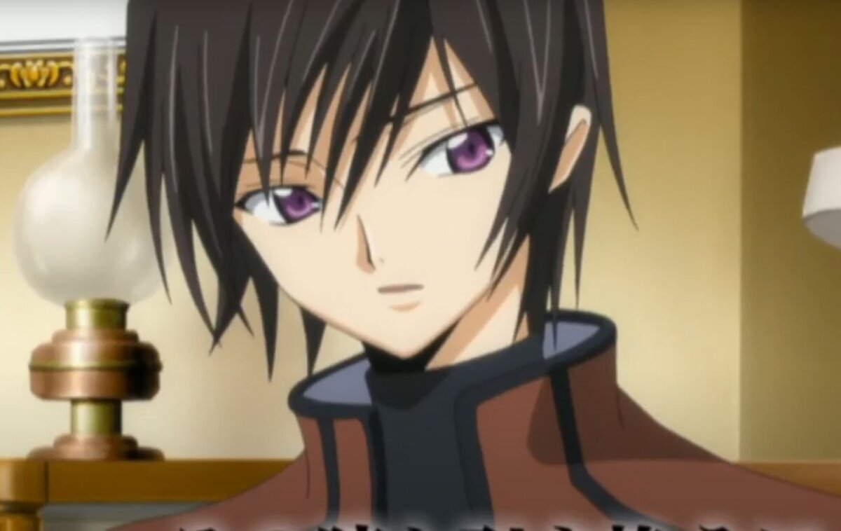 Кадр из аниме "Код Гиасс: Восстание Лелуша"