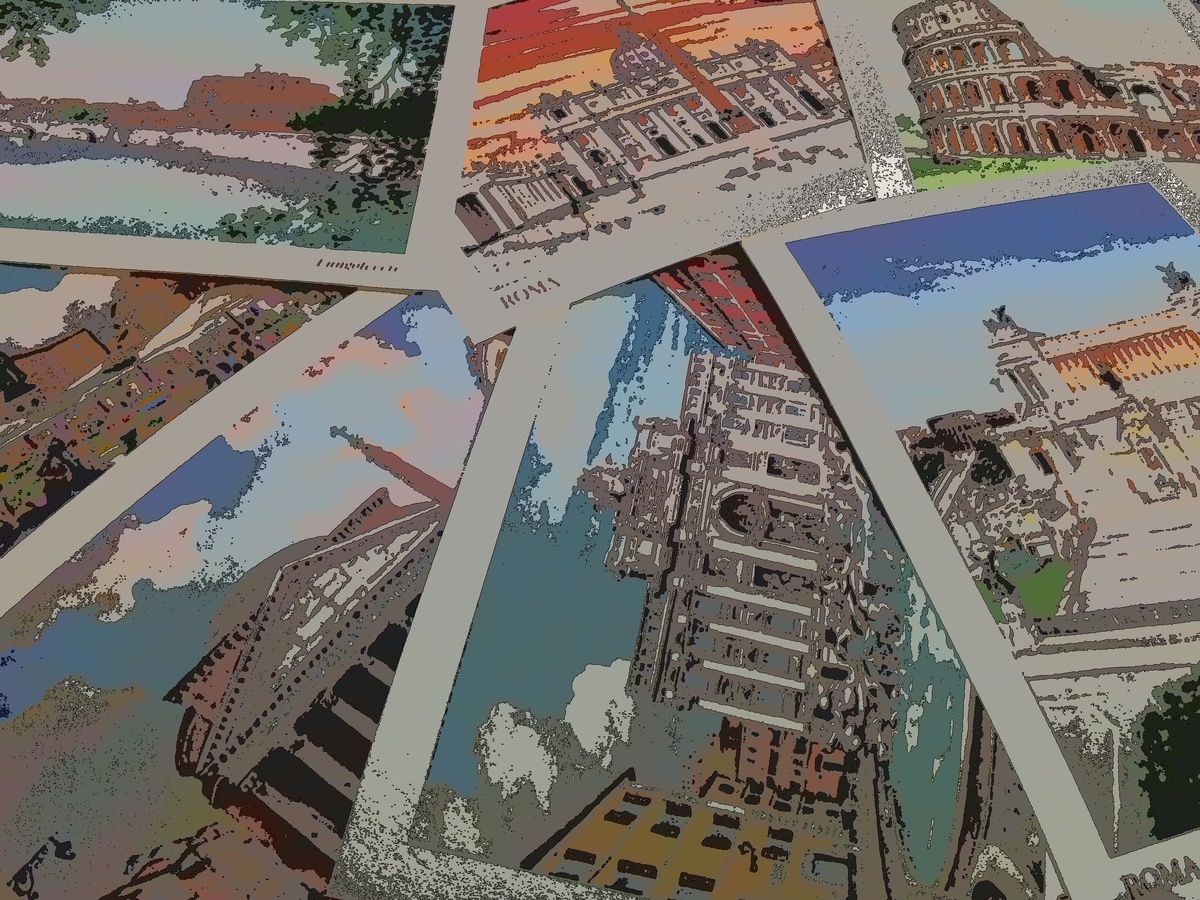 Открытки из Рима. Только что купил )))