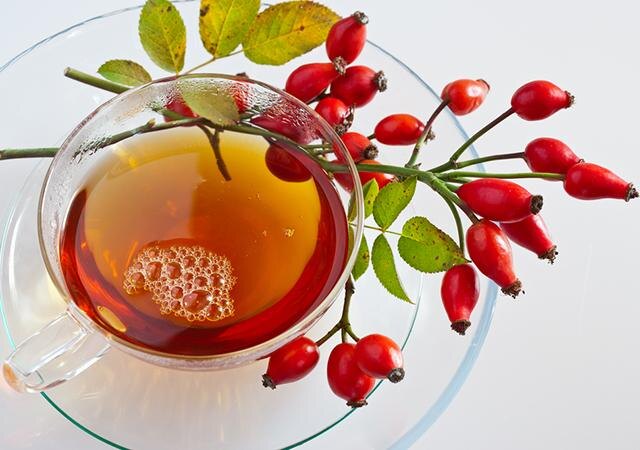 Чай из шиповника 