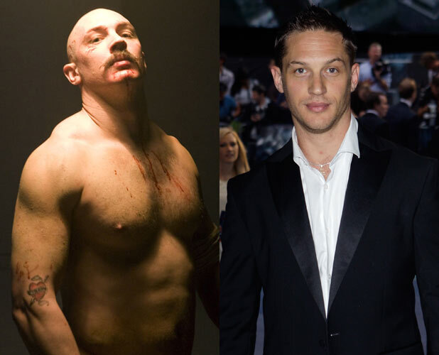 Актер Том Харди , трансформация для роли Бронсона