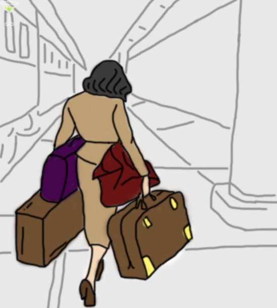 Жизнь девушки состояла из постоянных поездок 