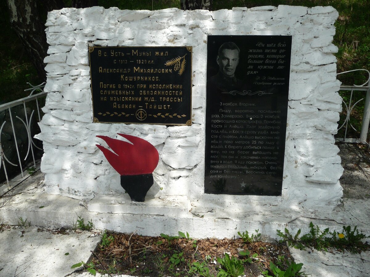 памятник Кошурникову