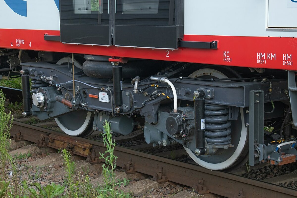 Тележка вагона, фото с сайта "Википедия", автор Larynai