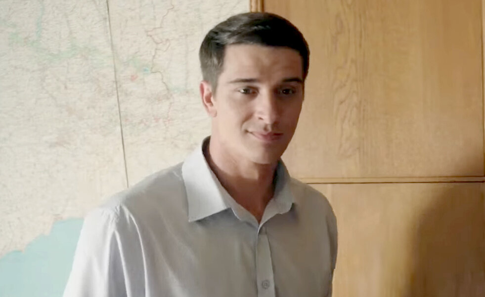 Станислав Бондаренко в роли Васильева. Кадр из кинофильма "Анка с Молдаванки ", 2015 г., режиссер Владимир Янощук, сценарист Марина Кошкина, композитор Илья Духовный. Скриншот кадра для иллюстрации