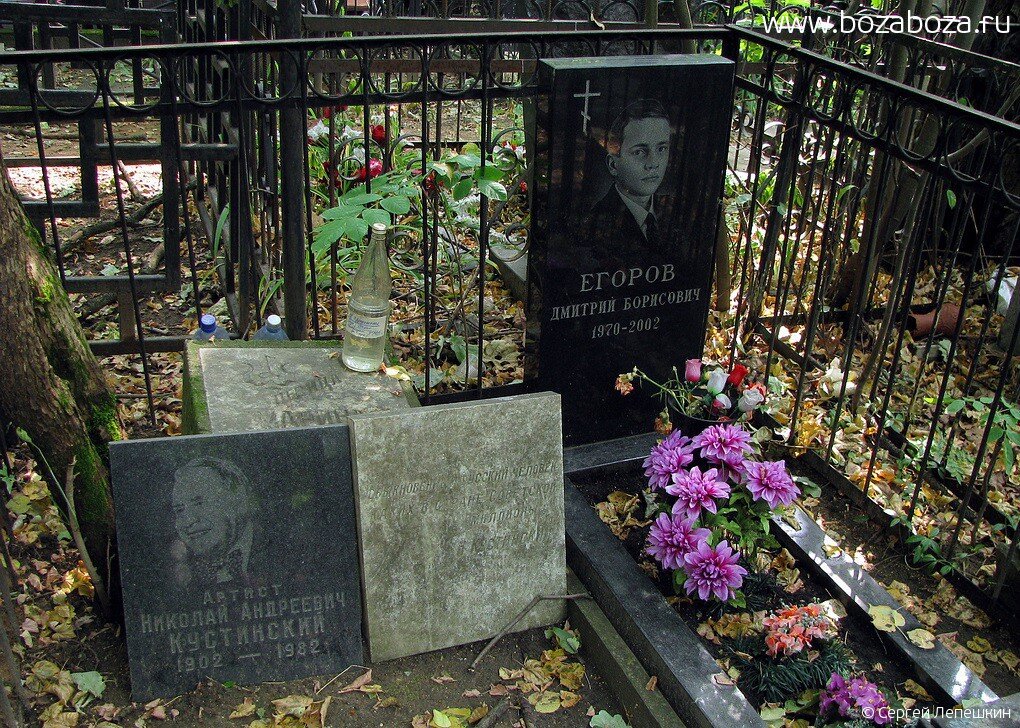 Так здесь было до похорон Н. Кустинской