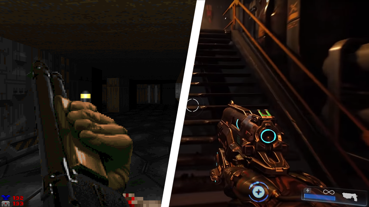 DOOM 1993 VS DOOM 4. Собственность автора.