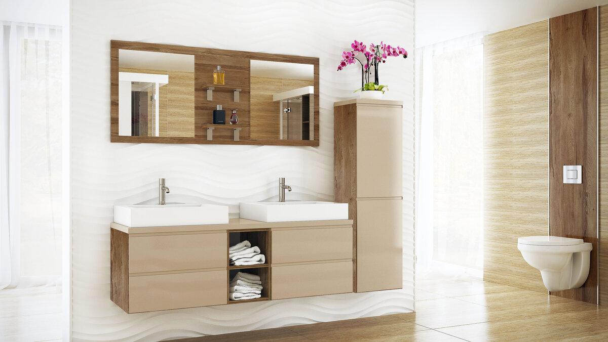 Мебель для ванной: разбираемся в нюансах и выбираем материал. От пластика до эксклюзивной древесины