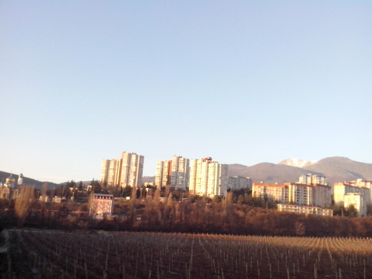 Горы над Алуштой...