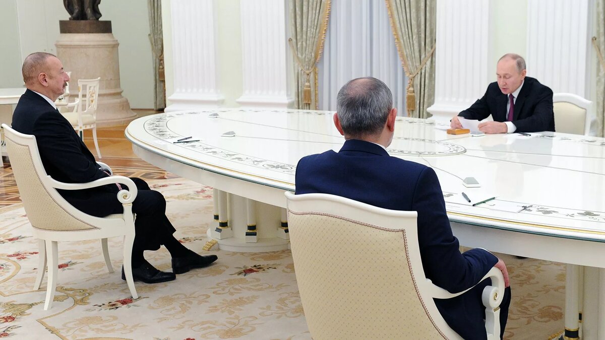 Алиев, Пашинян и Путин