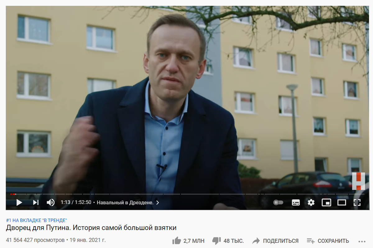 Видео  Алексея Навального