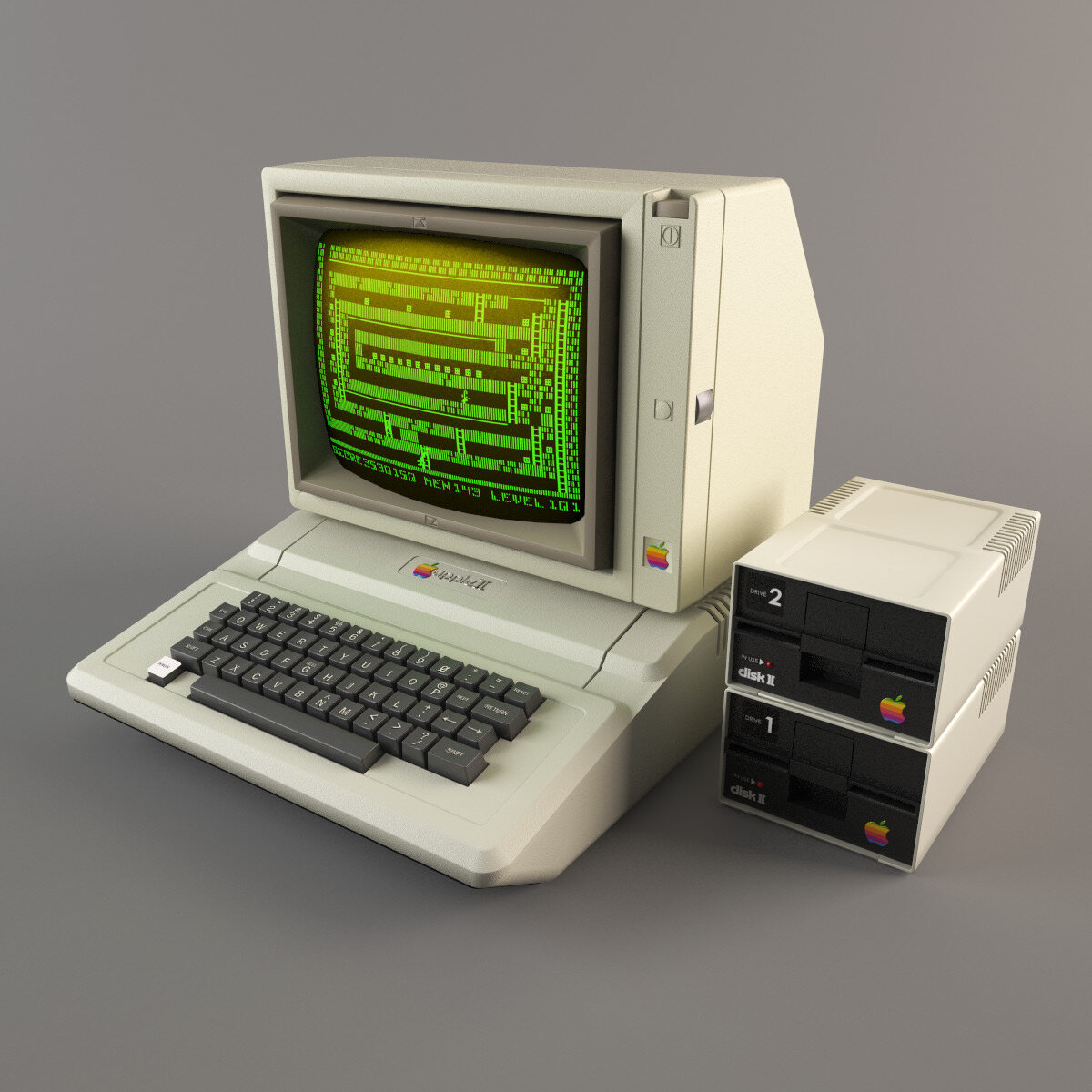 Какой первый персональный компьютер. Apple 2 компьютер. Apple II 1977. Эппл 2 компьютер 1977. Первый персональный компьютер Apple 2.