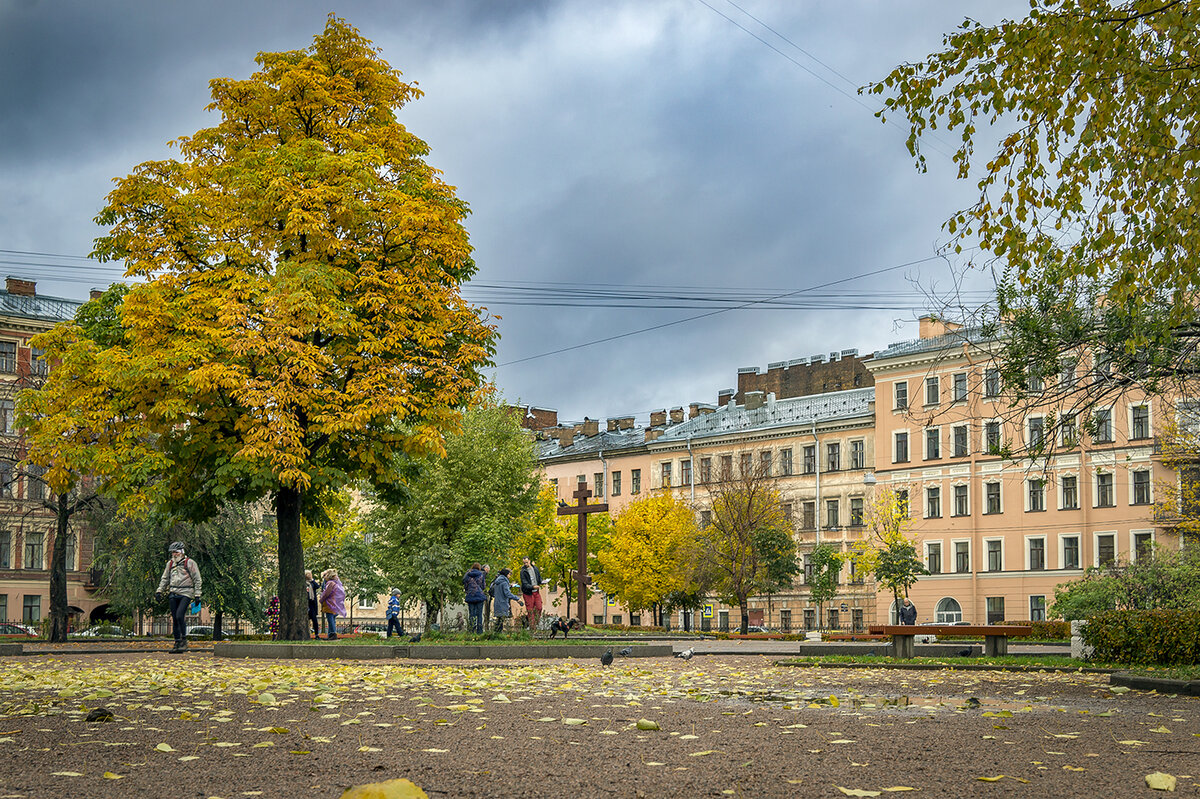 Площадь Кулибина сегодня. Фото: В.Кононов. (2019 г. Из личного архива).