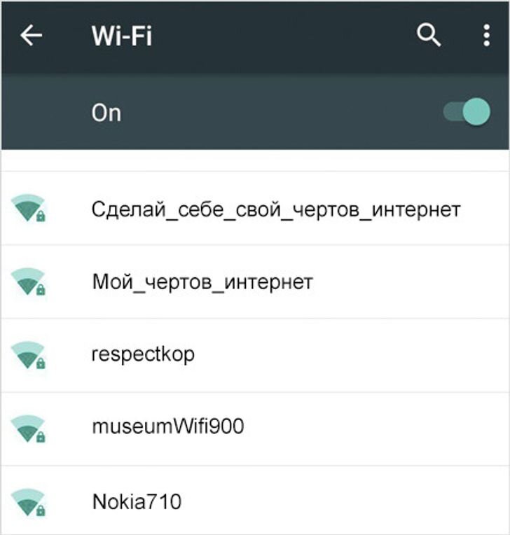 Он сделал себе чертов интернет