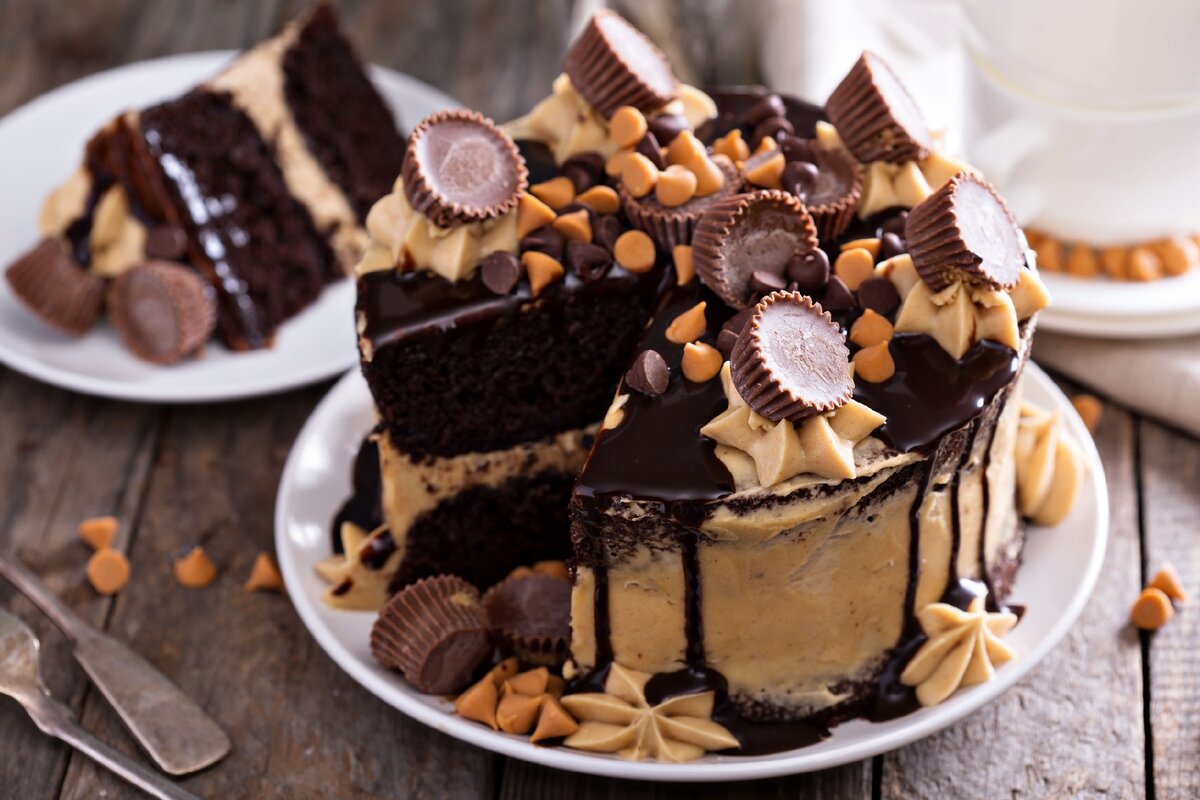 Шоколадный торт на 23 февраля
