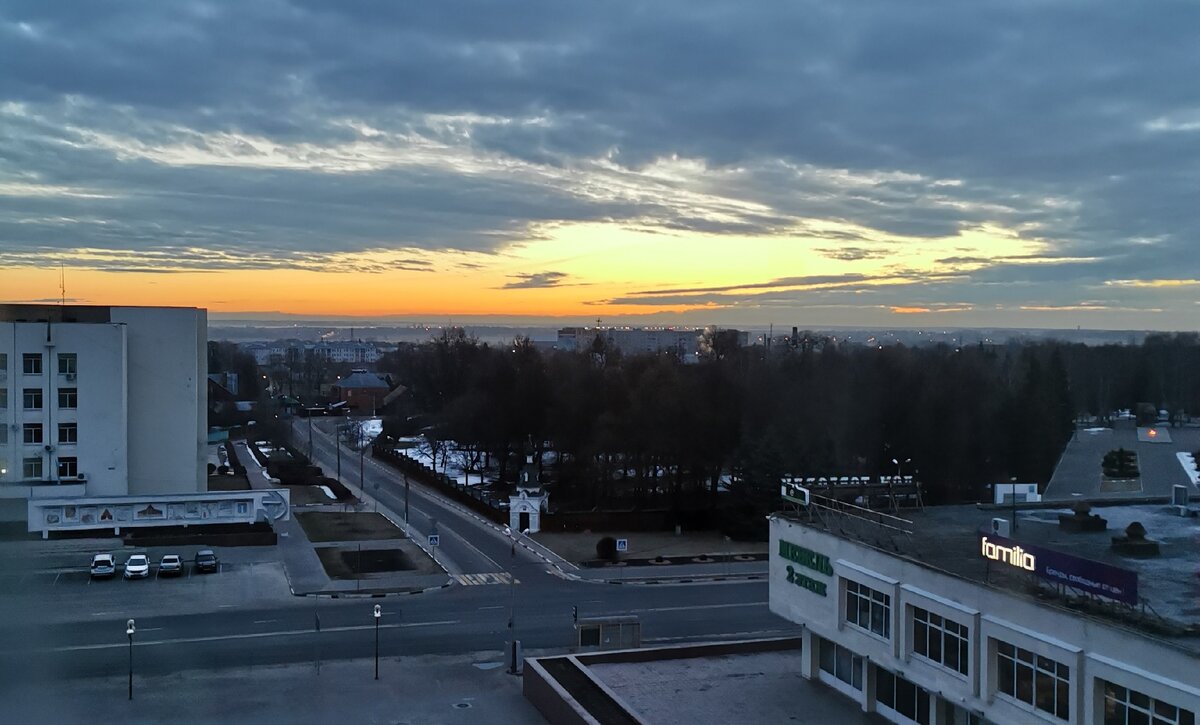 Вид из нашего окна в отеле