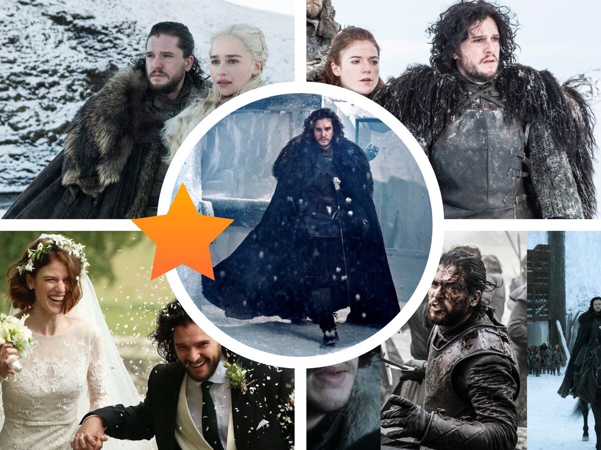 Кит Харрингтон-Джон Сноу, фотоколлаж автора 