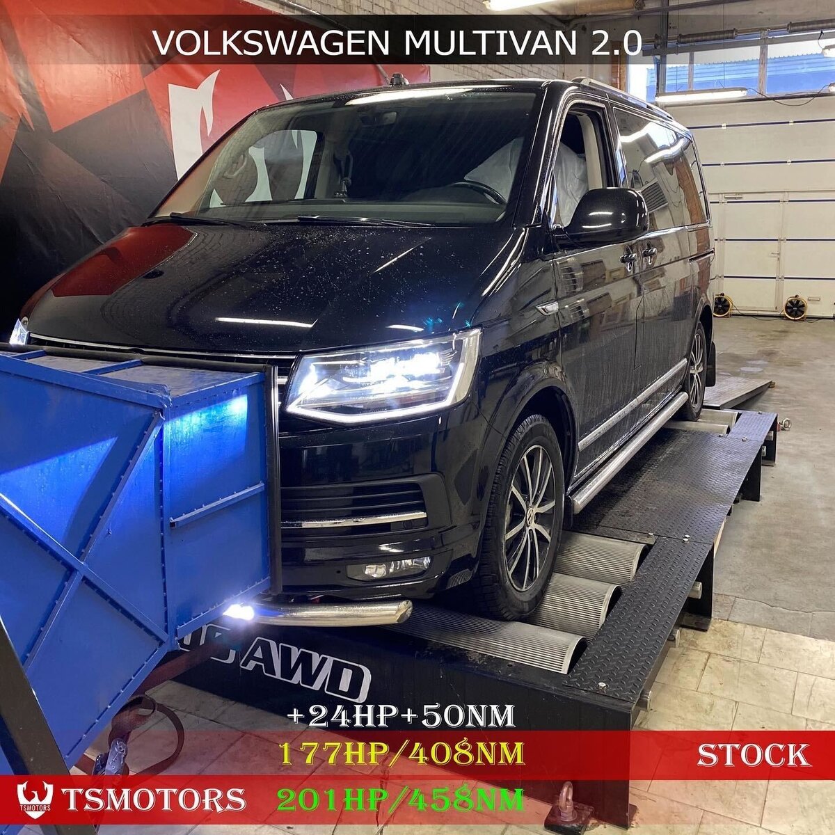 ЧипТюнинг Мультиван Фольцваген 2.0 БиТДИ