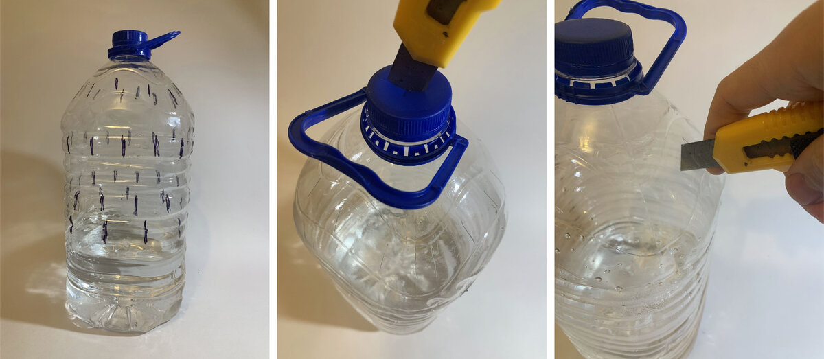 Елочка из пластиковых бутылок своими руками: описание техники изготовления, фото