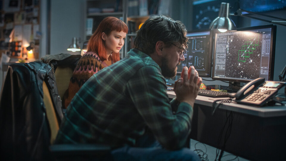    Дженнифер Лоуренс и Леонардо ДиКаприо