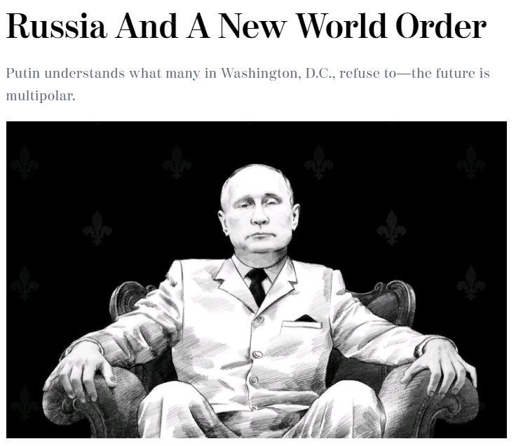 "Russia And A New World Order"