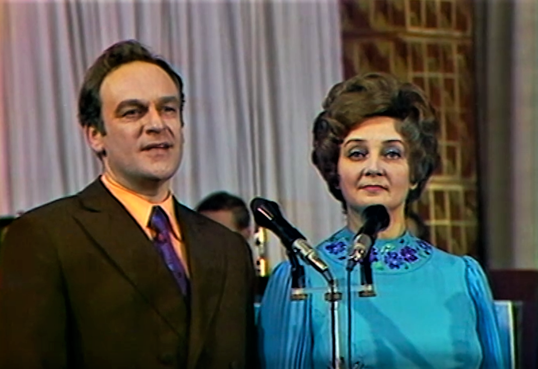 И.Кириллов и А.Шилова. Кадр из "Песни-73"