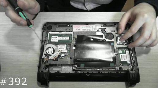 Разборка и чистка ноутбука ASUS A72J