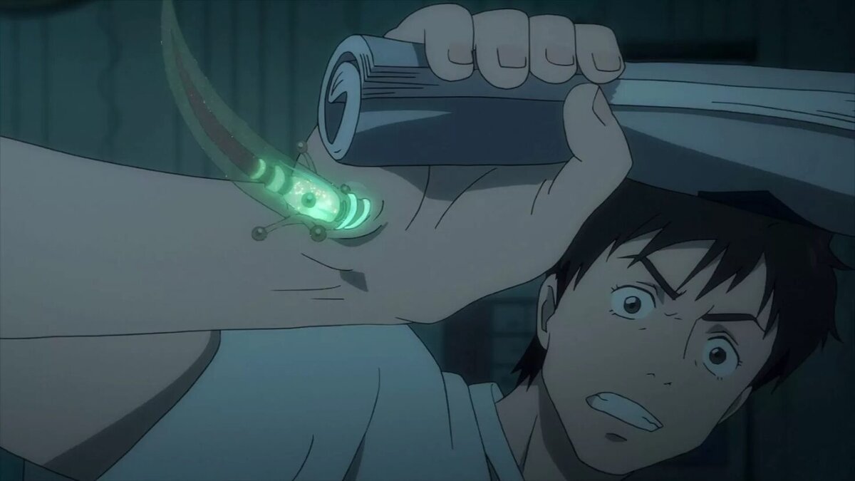 Паразит на первой стадии проникает в тело главного героя